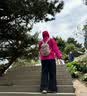 伯希和（Pelliot）户外登山包爬山徒步双肩背男女骑行越野旅行包16402506樱花粉10L 实拍图
