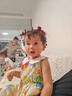 巴拉巴拉女童连衣裙宝宝童装夏季儿童无袖裙子小清新印花208224111012 实拍图