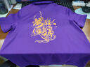 妙歌清华紫纯棉polo衫工作服定制大学校庆社团学生活动文化衫t恤短袖 清华紫（默认下单无logo） XL 实拍图