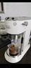德龙（Delonghi）【国家补贴】咖啡机 半自动咖啡机 小型家用意式浓缩15Bar泵压式 手动打奶泡EC885.CR EX:4 奶油色 实拍图