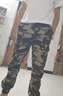沃巴伦夏季迷彩工装裤男士薄款休闲束脚裤日系小脚裤宽松大码工装工作裤 纯棉迷彩单裤 XL  建议125-140斤 实拍图