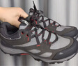 迪卡侬（DECATHLON）徒步鞋户外登山鞋防水防滑运动鞋透气徒步鞋子ODS MH100低帮 男款-黑灰色 42 实拍图