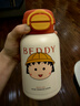 杯具熊（BEDDYBEAR）开口笑双饮盖儿童保温杯带吸管水杯316钢大容量保温壶600ML小丸子 实拍图