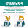 星涯优品儿童玩具积木桌大颗粒DIY多功能男女孩收纳游戏桌子3-6岁生日礼物 实拍图