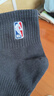 NBA袜子男士夏季休闲运动袜吸汗无骨精梳棉袜刺绣训练跑步篮球袜3双 实拍图