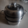 美厨（maxcook）蒸锅 304不锈钢30CM三层蒸锅 加厚复底汤锅 燃气电磁炉通用MCZ827 实拍图