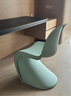 Vitra【现货】Panton潘通椅正版餐椅靠背椅休闲椅子进口 薄荷绿 哑光版 实拍图