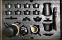 京东京造 茶具套装 功夫茶具套装泡茶器全套壶茶杯高档黑陶提梁壶 17件套 实拍图
