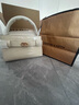 CHARLES&KEITH鳄鱼纹凯莉包手提斜挎婚包包女包生日礼物CK2-50270880-1 Ivory象牙色 S 实拍图