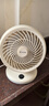 海尔（Haier） 电风扇迷你USB手持充电台式循环扇风扇轻音办公室桌面小型挂壁风扇小型空气循环扇学生宿舍风扇 机械款LSF-CM101(W) 实拍图