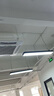 慧卓 办公室吊灯LED长方形长条灯工业风超市店铺商用照明简约现代吊线灯具工业风条形商超工程高亮款 黑色 120*20*6.5cm 38W 实拍图