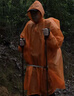 三峰出 三峰雨衣 三峰户外登山徒步 轻量化 男女通用雨衣 袖子款 210T活力橙S码袖子款 实拍图