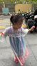 安妮优儿汉服女童春装2025新款古风连衣裙子春季女孩唐装儿童超仙古装夏款 紫色短袖 140 实拍图
