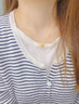 中国珠宝相思豆黄金项链女足金吊坠锁骨套链生日礼物送女友老婆 足金相思豆吊坠+赠s925银链 【金重约0.1g】 实拍图
