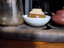 苏氏陶瓷（SUSHI CERAMICS）影青浮雕功夫茶杯三件套芭蕉杯牡丹杯菊瓣杯泡茶陶瓷个人杯主人杯 实拍图