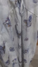 衣百壹（yIBAIyI）孕妇装新品2025夏季连衣裙浪漫休闲V领系带收腰长裙宽松孕妇裙子 蓝色 L115-130斤 实拍图