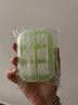 Jidaocook冰块模具家用大容量冰箱自制按压冰格带盖食品级储冰盒冰块神器 颜色随机-硅胶软底-6格单个装 【一键出冰/无异味】 实拍图