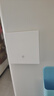 国际电工无线遥控开关220v控制器86型智能双控免布线家用电灯远程随意贴 三开白套装 实拍图