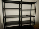 中妍货架置物架家用多层落地储物架仓储客厅展示架阳台收纳架货物架子 【通立柱加厚】五层198cm高 【黑色加厚】长100宽50cm 实拍图