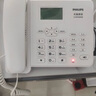 飞利浦(PHILIPS）无线插卡电话座机全网通4G可录音移动联通电信家用办公固话CORD890B 白色 实拍图