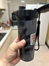 特百惠（Tupperware）茶韵500ML塑料杯男女士学生夏季运动水杯子户外便携大容量 酷炫黑 实拍图