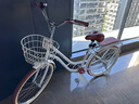 飞鸽（FG FLYING PIGEON）儿童自行车7-12岁自行车儿童单车小孩自行车成人通勤车自行车学生 标配珍珠白|单速|辐条轮+礼包 24寸适合150-170cm 实拍图