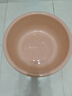 京东物流 加厚塑料洗脸盆家用洗衣服盆小面盆学生洗脚盆洗菜泡脚 粉色 大号1个（29cm） 实拍图