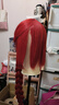 长刘海1米长直100cm多色毛娘造型万用cos假发 cosplay假毛 29号纯色(正红) 红色系 长发 实拍图