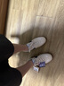 马登棒球德训鞋男女情侣款运动阿甘鞋板鞋夏老钱风小白鞋薄底休闲鞋 米色 37 (235mm)  女码-正码正拍 实拍图