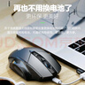 英菲克（INPHIC）F1S 无线鼠标可充电人体工学办公便携轻音笔记本电脑台式游戏通用2.4g PM6铁灰色 实拍图
