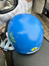 绿源新款电动车3C儿童头盔可爱卡通萌趣3-12岁宝宝男孩女孩安全头盔 小恐龙-卡其色猫耳款-【长透镜】 【不带护耳】 实拍图