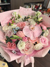 馨仪鲜花速递玫瑰向日葵康乃馨花束生日礼物全国同城配送 玫瑰蝴蝶兰混搭花束 实拍图
