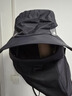 蕉下（beneunder）遮阳帽防晒帽男太阳帽防晒面罩口罩钓鱼帽磁吸面罩户外BM727黑 晒单实拍图
