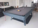 皓玉佳台球桌标准型大理石成人家用多功能黑八桌球台乒乓球桌餐桌二合一 9尺 艺术石板三合一 实拍图