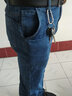 袋鼠薄款修身牛仔裤男直筒夏季新款休闲裤子弹力柔软男士长裤百搭下装 中兰06 32（2尺5） 实拍图