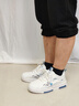 森馬男鞋2025夏季新款休闲鞋增高小白鞋子男士时尚潮流平板鞋男款轻便 Z1189白蓝 39 实拍图