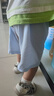 宜爽儿儿童打底裤夏季纯棉薄款透气男女童居家五分裤宝宝开裆短裤子 实拍图