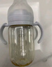 好孩子（gb）吸管奶瓶 大宝宝一岁以上3-6岁PPSU耐摔宽口径大容量带手柄直饮杯 【重力球吸嘴款】绅士灰 12月+ PPSU 300ml（大奶量推荐） 实拍图