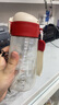 G.DUCKKIDS小黄鸭儿童弹盖吸管水杯500ml 带提绳弹盖设计安全卡扣海曼红 实拍图