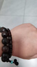 缔晶小叶紫檀手串男士手链和田玉手饰男生礼物高级小众木质首饰中国风 紫檀木和田玉手串【礼盒装】 实拍图