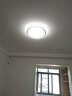 雷士（NVC） LED吸顶灯主卧次卧室餐厅书房间灯具灯饰现代简约温馨浪漫创意 荐【映雪-银灰】36瓦三色卧室灯 实拍图