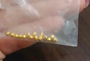 喜上眉梢【喜上眉梢】999足金蹦迪镭射散珠黄金3D硬金超闪足球珠圣诞礼物 0.5g 2.5mm蹦迪珠多颗 实拍图