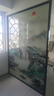 艺术玻璃遮挡风水屏风隔断入户玄关客厅鞋柜台面半墙简约喜上眉梢 实拍图