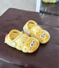 科巢（scoornest）儿童洞洞鞋宝宝拖鞋男女童夏季凉拖包头幼儿小孩洗澡防滑软底 海绵宝宝（黄底） 授权 14 -适合脚长13-14cm 实拍图