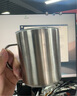 无印良品（MUJI）不锈钢双层马克杯 咖啡杯 办公室水杯杯子保温保冷 银色 490ml 实拍图