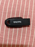 闪迪（SanDisk）128GB USB3.2 U盘 CZ550黑色 安全加密 数据恢复 学习办公电脑车载 小巧便携 高速大容量优盘 实拍图