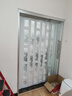 西萤pvc折叠门免打孔开燃气门 开放式厨房临时简易推拉门商铺卫生间门 透光格栅款加厚耐用（长期使用） 实拍图