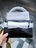 CHARLES&KEITH鳄鱼纹凯莉包手提斜挎婚包包女包生日礼物CK2-50270880-1 Black黑色 S 实拍图