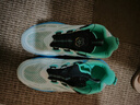 鸿星尔克（ERKE）童鞋中大童球鞋儿童夏季训练篮球鞋微晶白/玉石青38 实拍图
