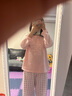 棉基因睡衣女100%纯棉春秋款女士长袖长裤家居服韩版可外穿圆领休闲套装 实拍图